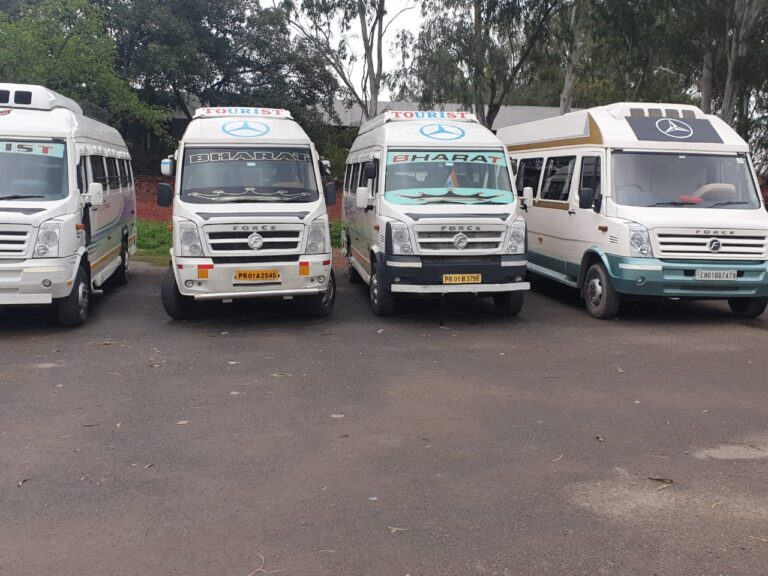 Tempo Traveller Booking Tips for a Safe and Comfortable Journey - Depot Fleet Inspection